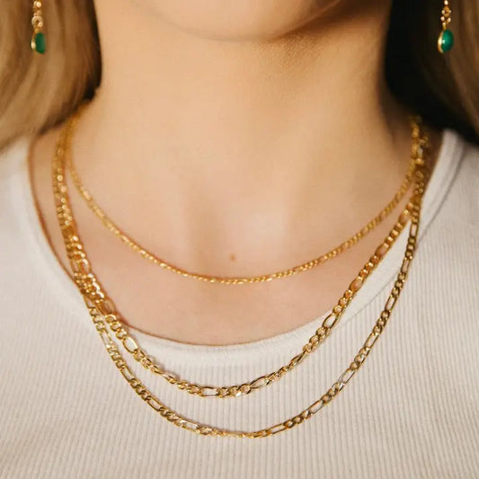 Gold Filled Figaro Chains